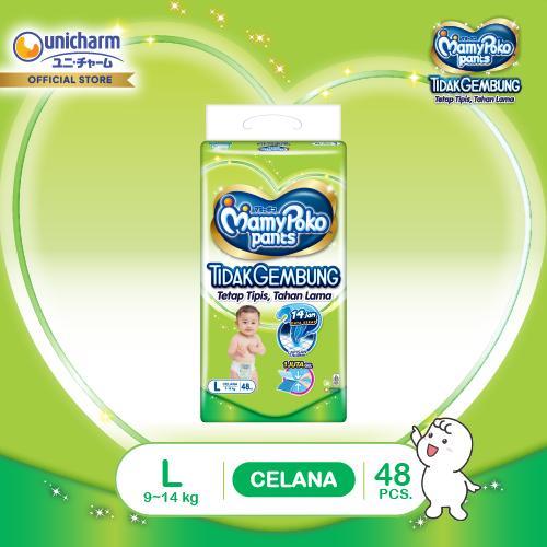 MamyPoko X-tra Kering Slim L 48 - Popok Bayi Celana