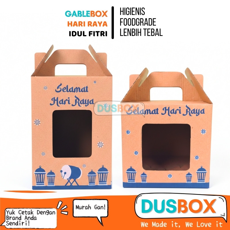 Gable box idul fitri/gable box/dus hampers lebaran idul fitri/box idul fitri hampers