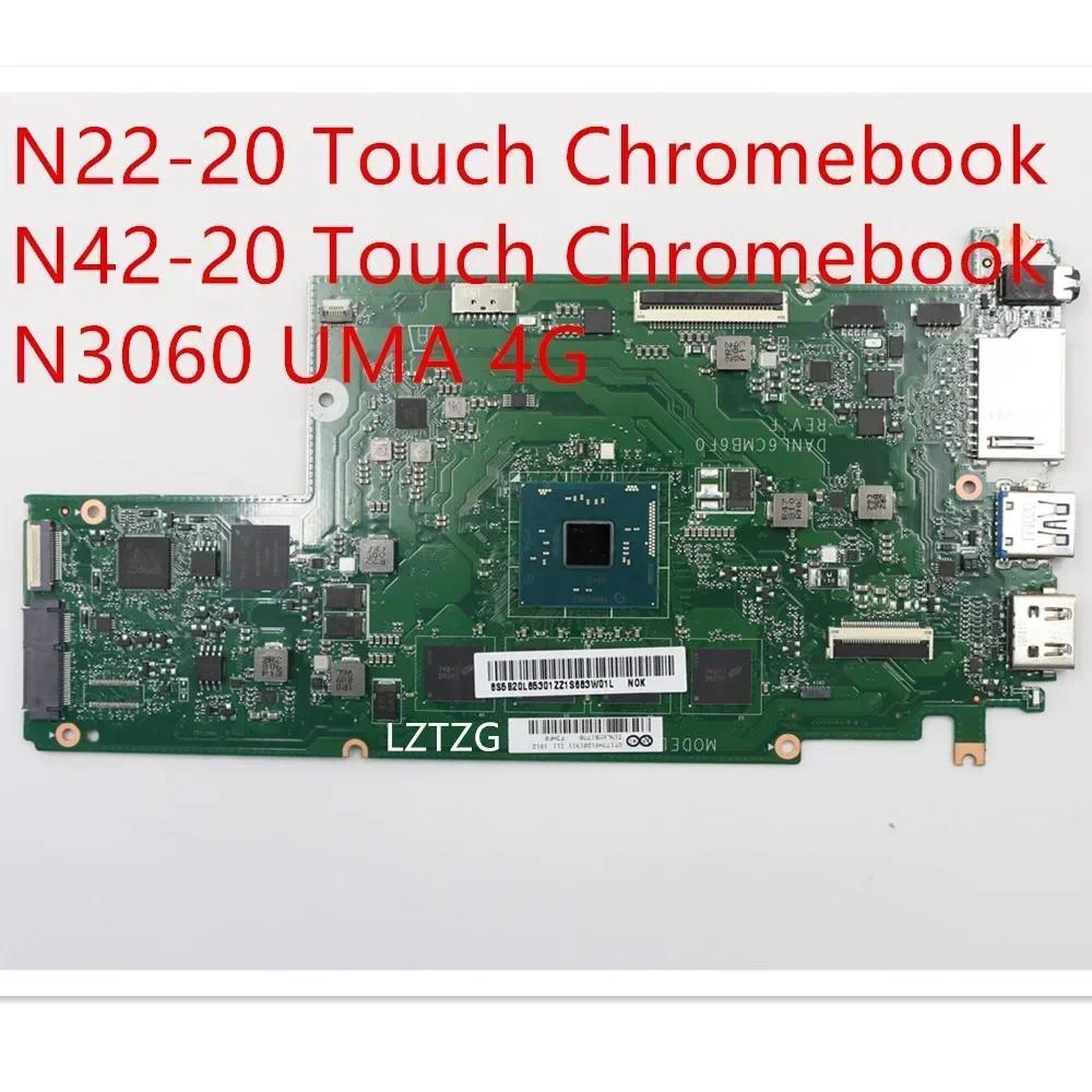 Motherboard For Lenovo N22-20/N42-20 Tou romebook Laptop Mainboard N3060 UMA 4G 5B20L85301