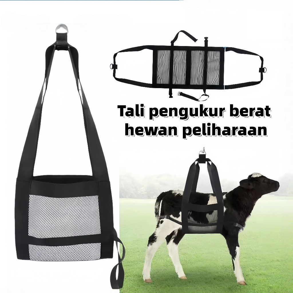 AUPSHOP Selempang Timbangan Domba Dapat Dilipat Timbangan Gantung Hewan Timbangan Domba Digital Timb