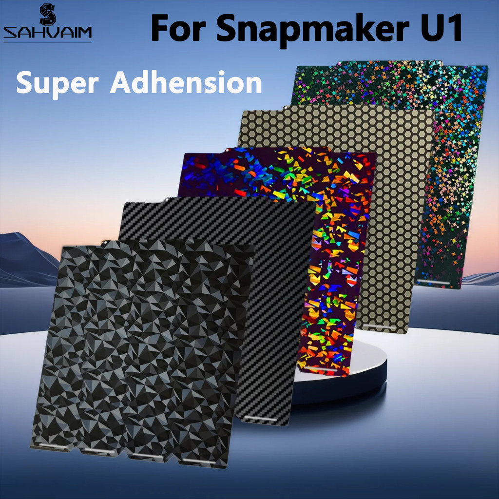 For Snapmaker u1 3d Printer Build Plate Honeycomb Texture PEI Steel Plate For Snapmaker U1 Build Pla