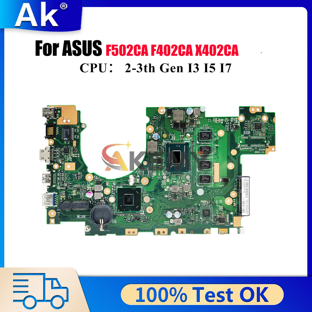 X402CA Laptop Motherboard For ASUS VivoBook X402C X402CA F402CA F502CA Notebook Mainboard With I3 I5