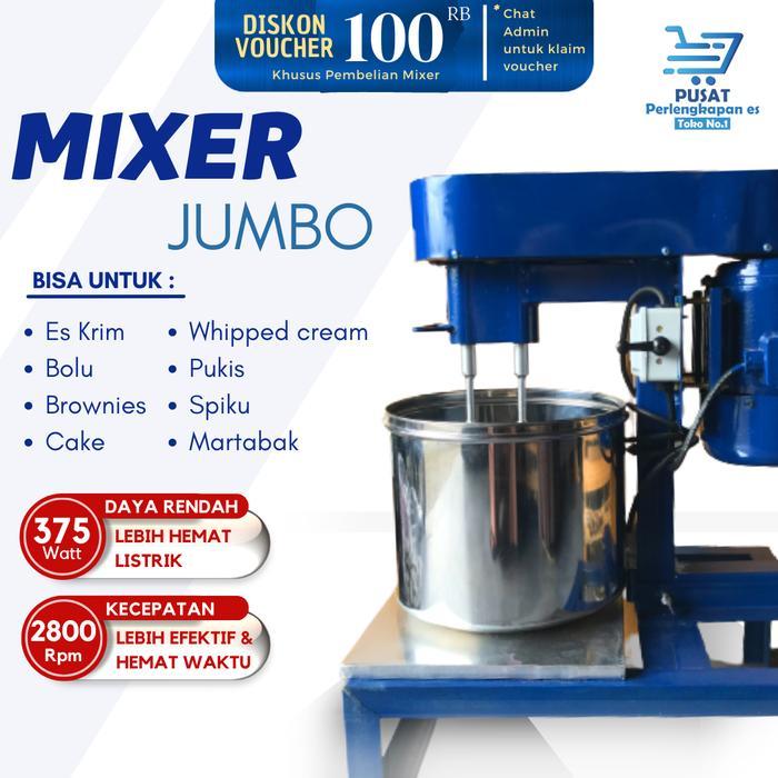 Mixer Es Besar Rakitan Serbaguna Mixer Rakitan Untuk Eskrim Mixer Adonan Kue Brownis Bolu Whipe Crea