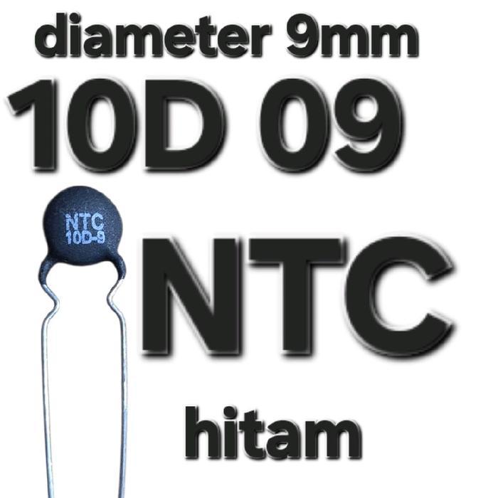 ( NTC ) hitam 2p kaki 2 Negative Temperature Coefficient  Temperature Coefficient thermis termistor 