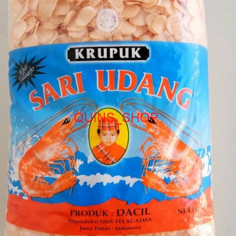 Kerupuk Sari Udang Dacil 5kg / Kerupuk sari udang khas sidoarjo / Kerupuk dacil 5kg / Kerupuk dacil 