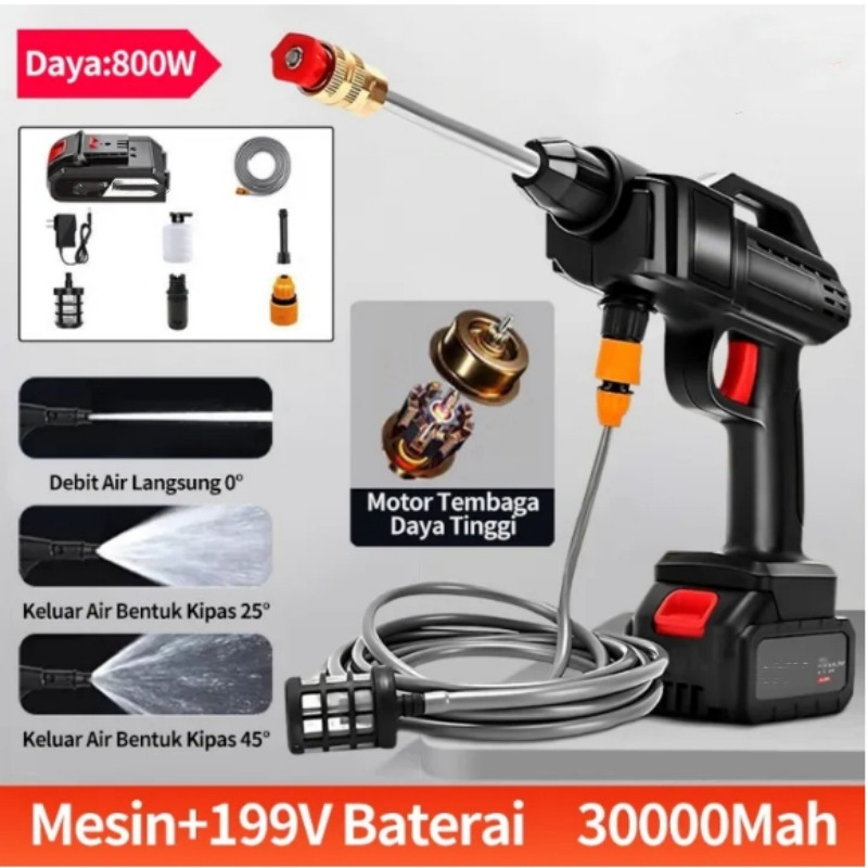 Wony Store - Mesin Cuci Mobil Jet Cleaner Mesin Cuci Mobil dan Motor Mini Portable semprotan cuci mo