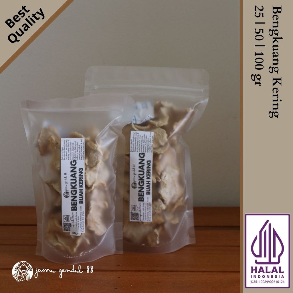 Bengkuang Iris Kering - Dried Jicama - Buah Kering by Jamu Gendul 88 Kualitas Premium