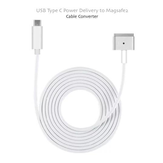 Kabel Magsafe2 Converter USB Type C Power Delivery to Magsafe2
