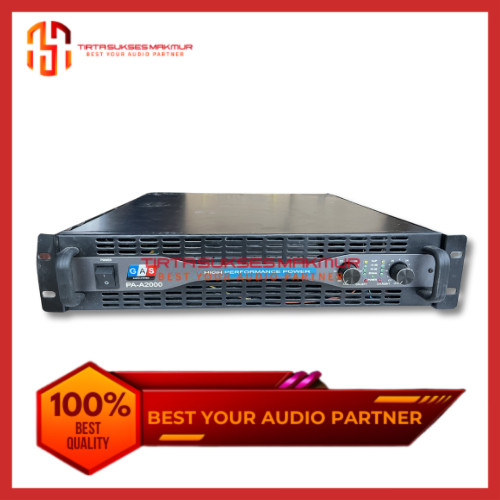 POWER AMPLIFIER PA A 2000 GAS AUDIO RAKITAN