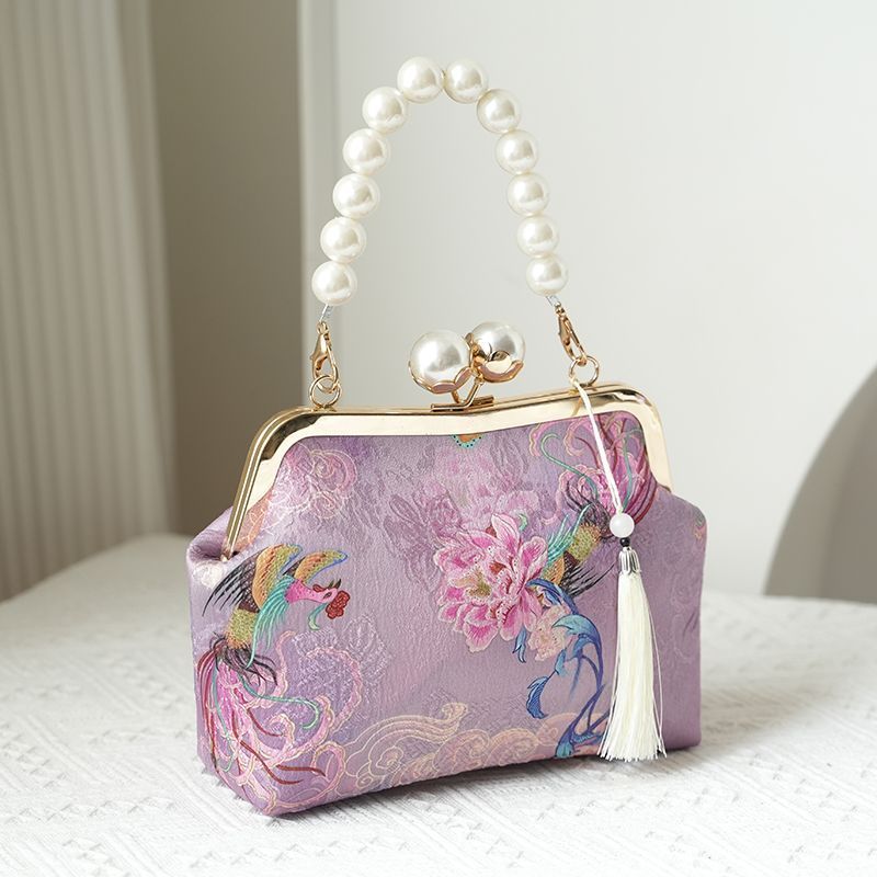 Tas bordir gaya nasional retro tas cheongsam hanfu Cina