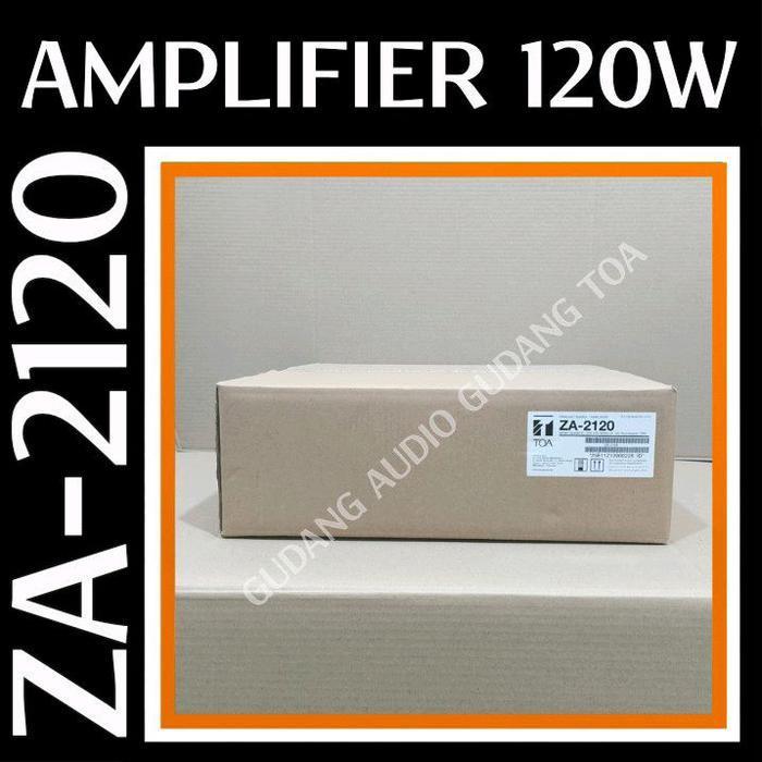 Amplifier Toa Za-2120 Za 2120 Power Mixer Amplifier Toa 120 Watt