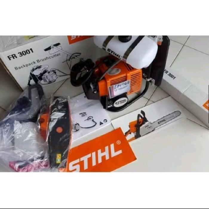 Mesin Pemotong Rumput 2Tak Brush Cutter 2tak Mesin potong rumput stihl , brush cutter stihl  lengkap