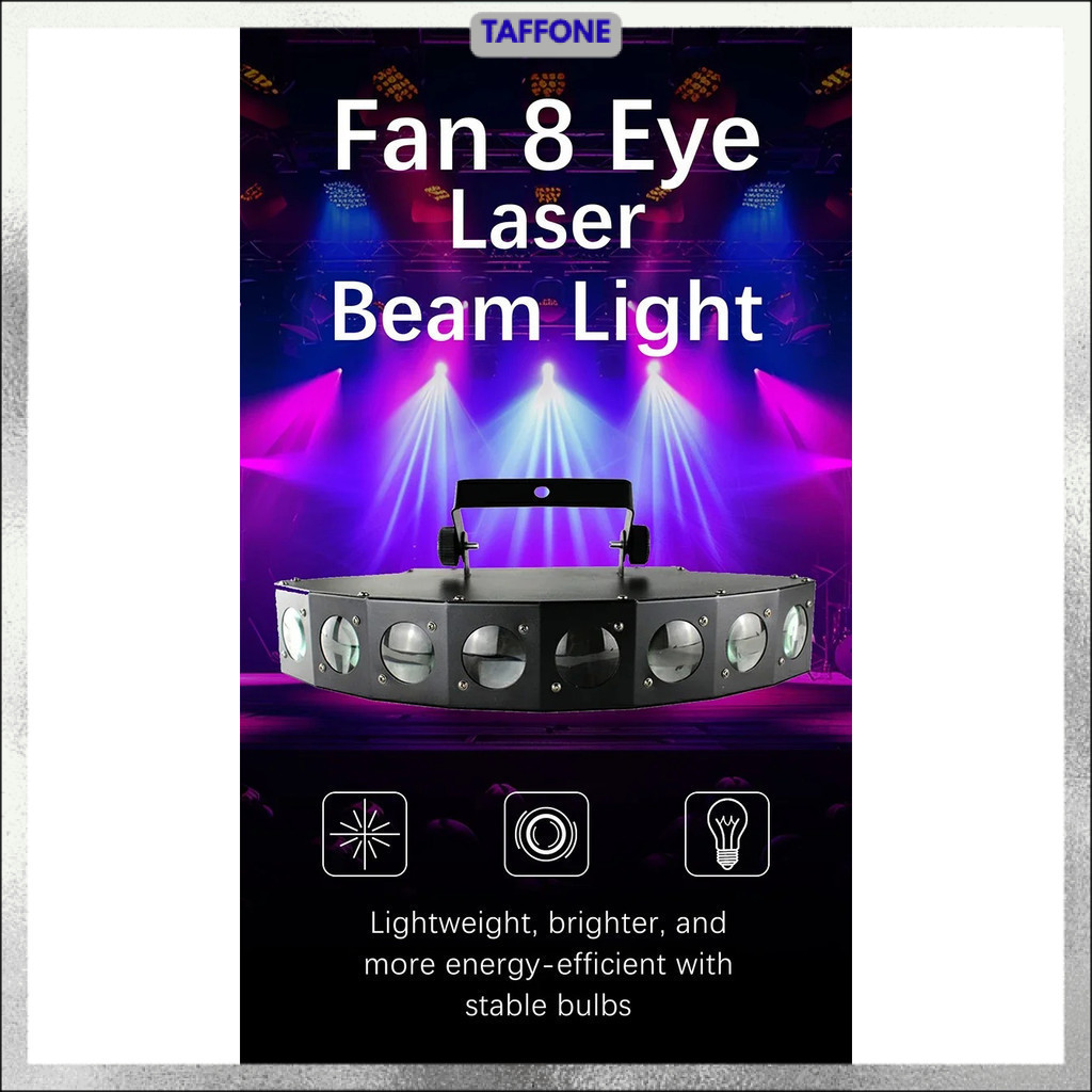 Lampu Sorot LED Laser Beam Disco RGBW Dynamic DMX512 - KM36