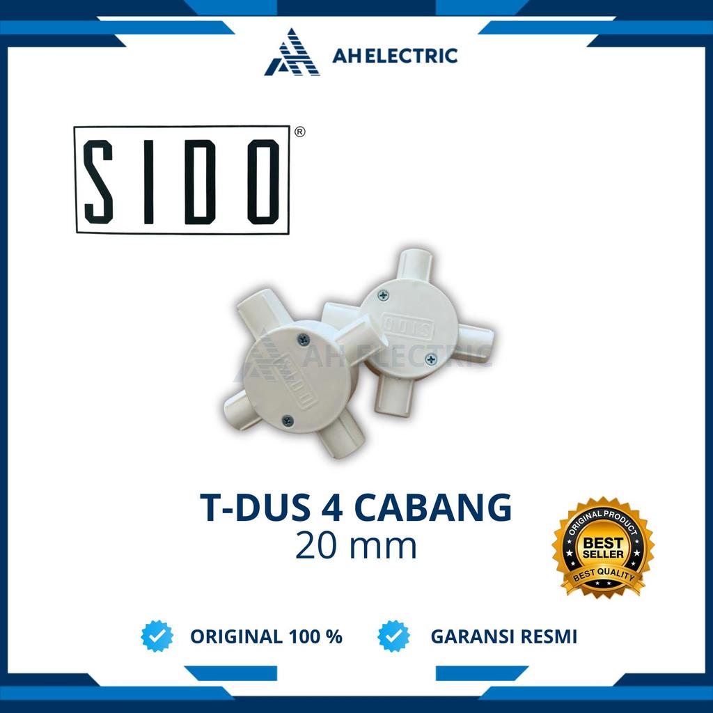KRESDUS CROSSDUS CRASSDUS 20 mm Putih SIDO | TEE DUS TDOS | T DUS CABANG 4