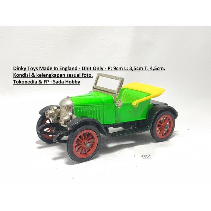 1913 Morris Oxford Parsley's Car Hijau England Vintage Dinky Toys
