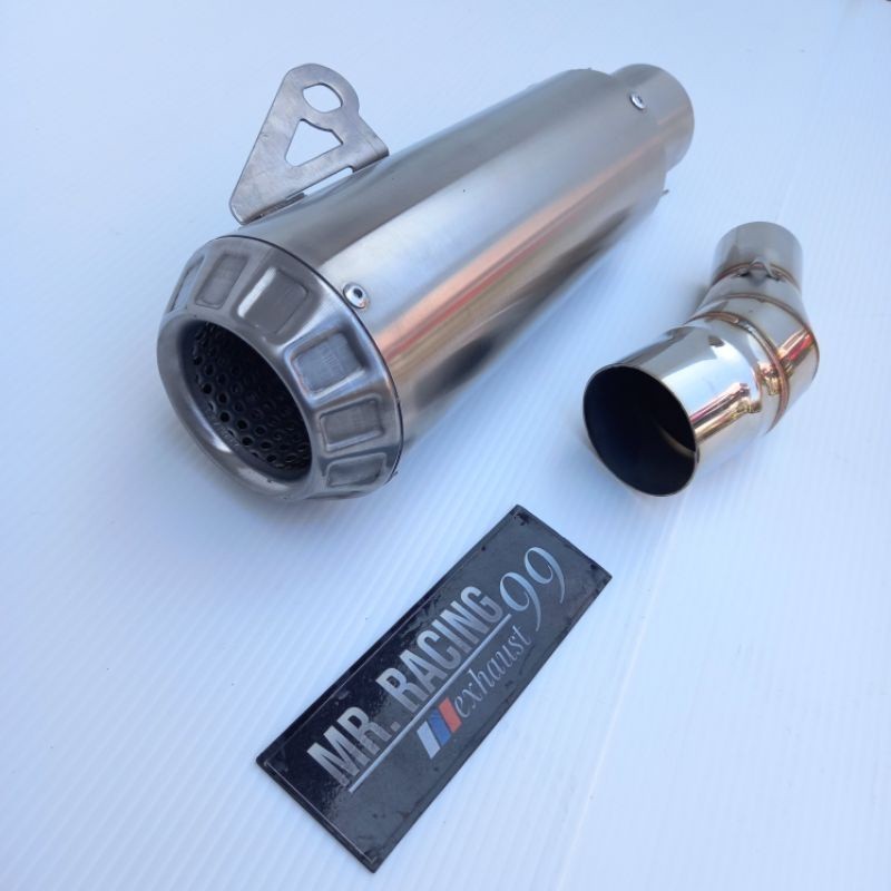 Terlaris.. Knalpot Racing GTX - KAWAHARA Kapsul Polos Slip On Ninja250fi - Ninja250 karbu -New Ninja