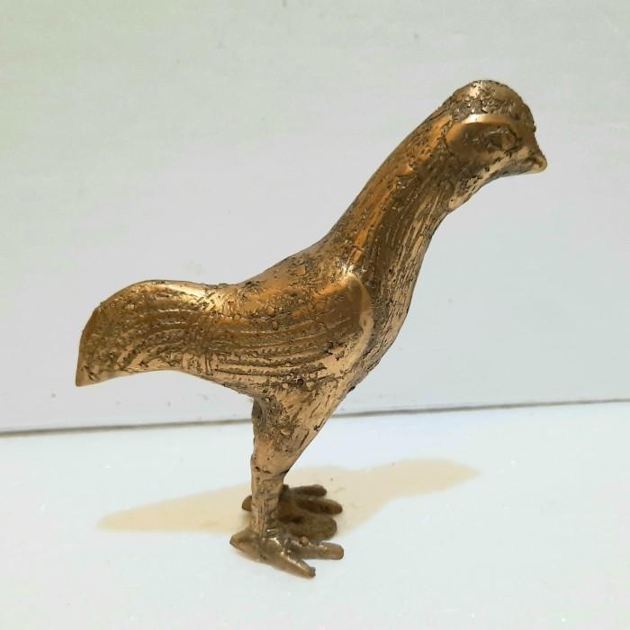 Koleksi Patung Ayam Kuningan Unik KJ