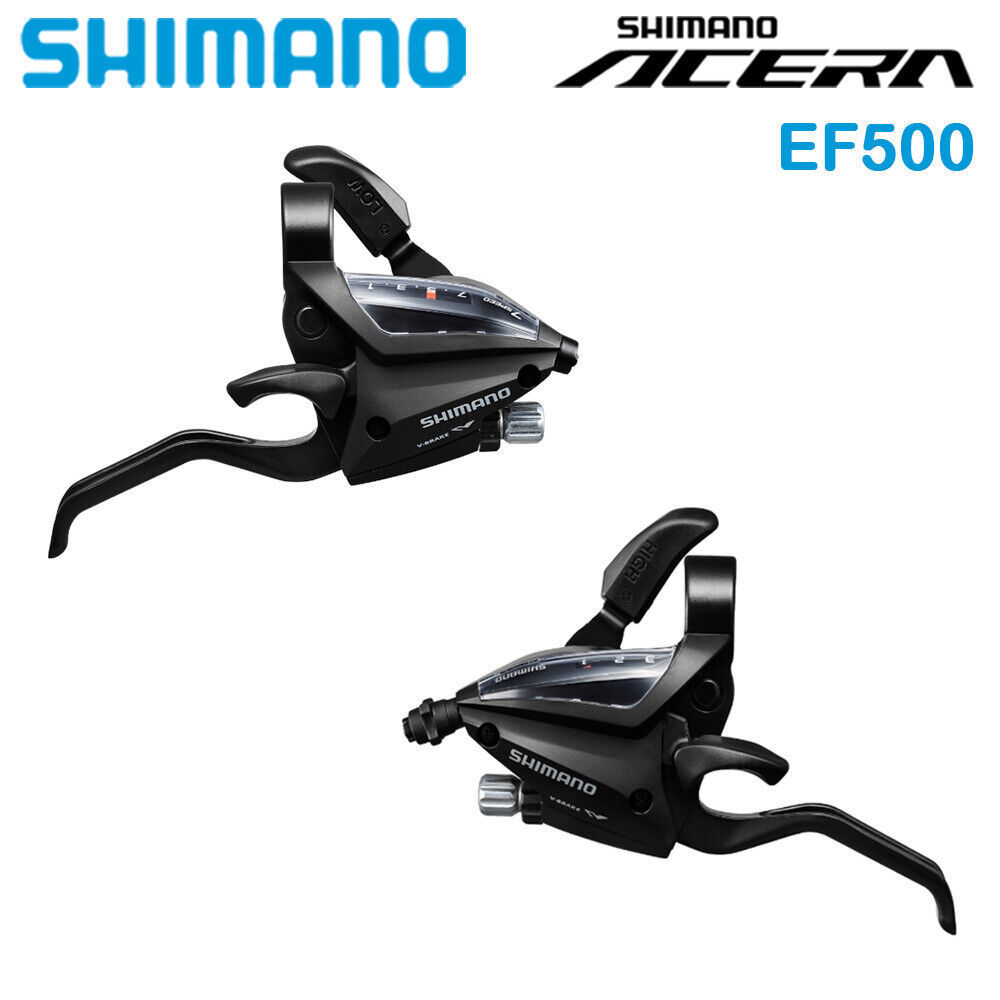 SHIMANO ACERA ALTUS EF500 3x7v 3x8v Groupset- Tuas Pemindah Gigi/Rem EZ FIRE PLUS - Ukuran tuas 2 ja