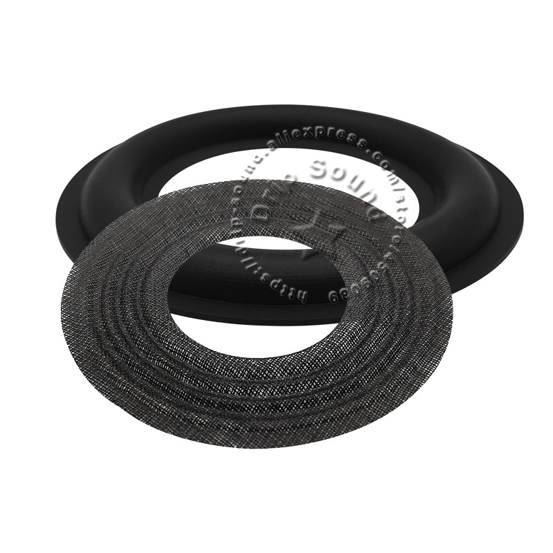 2PCS For JBL 3" In Speaker Rubber Folded Edge Ring Loudspeaker Woofer Repair Side Surround Circle Re