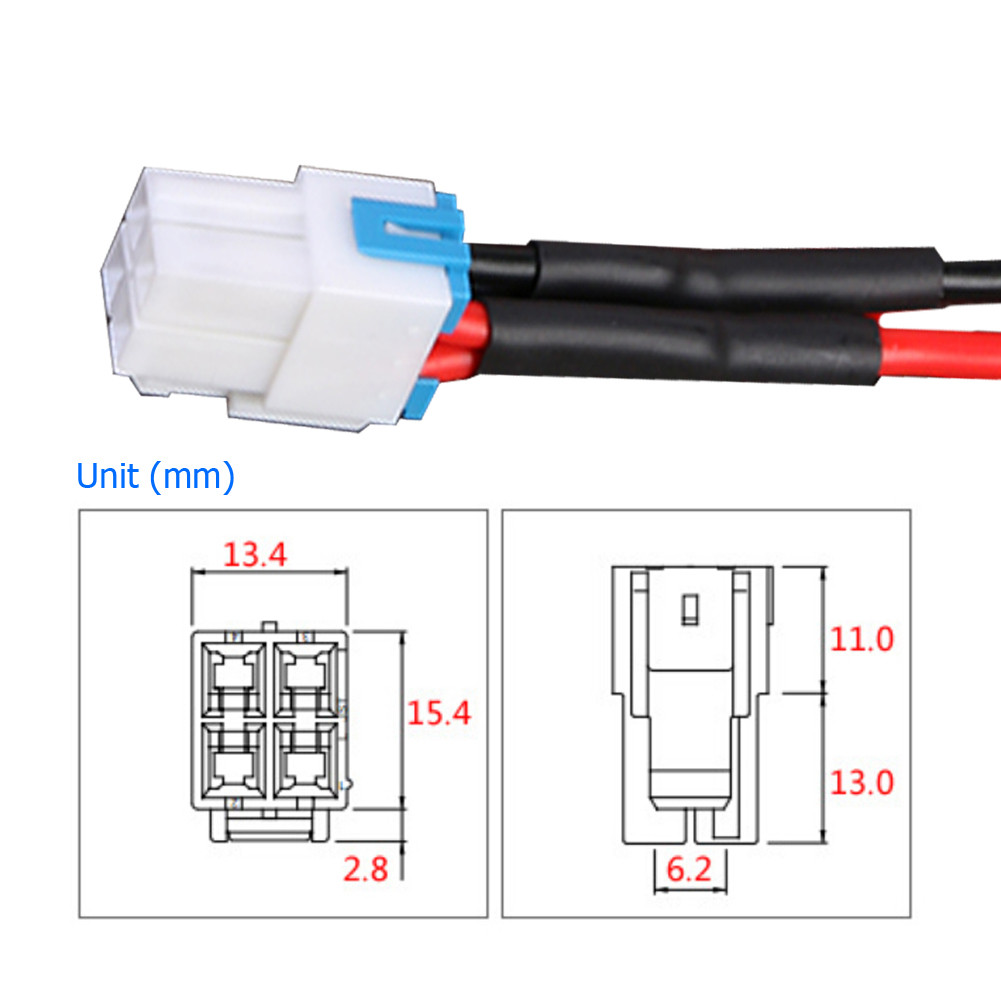 5PCS/1Set 4-Pin Power Connector Plug For Icom IC-7000 IC-7100 IC-7400 IC-7600 YAESU FT-450 KENWOOD T