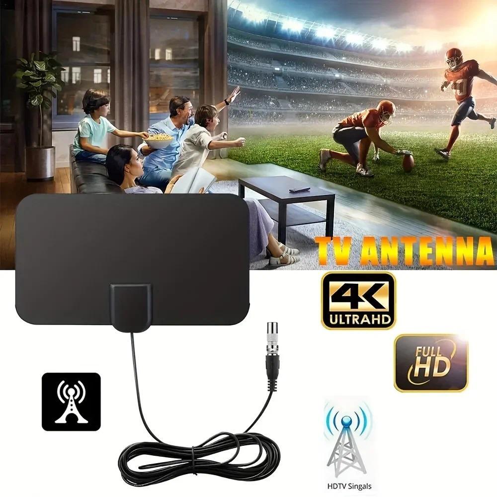 4K 1080p for Smart TV Smart TV Antenna gital TV Antenna 2023 Latest Portable HD Antenna Indoor Suppo