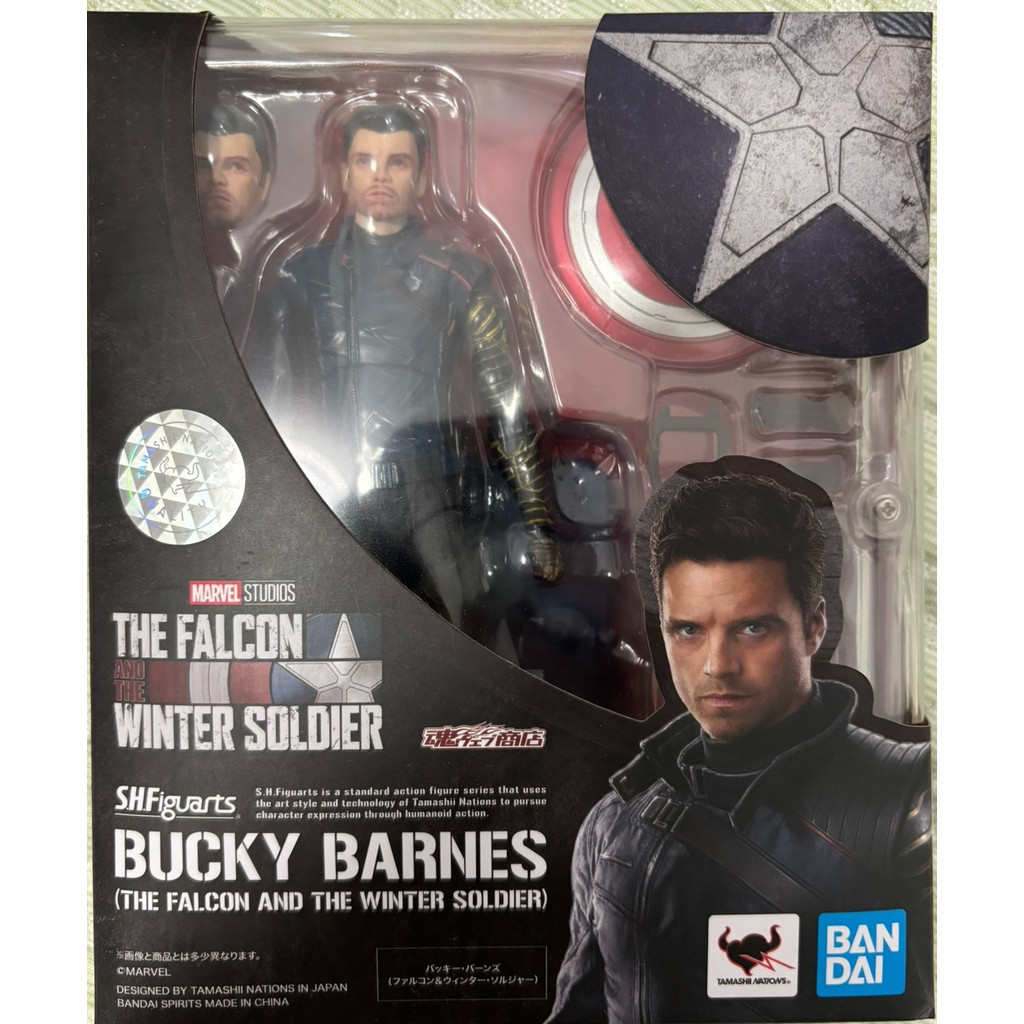 Original Shf Figuarts The Falcon and The Winter Soldier Action Figures Anime Figure Model Toy in sto