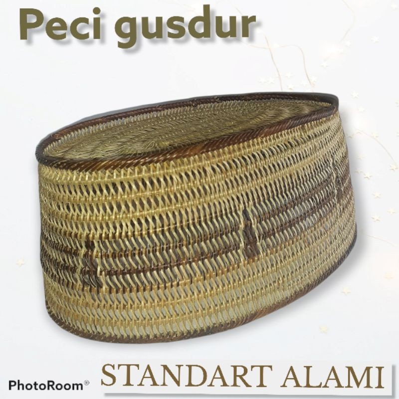 Vandasup- Peci Rotan Gorontalo Songkok gusdur kopiah gusdur peci habib bahar songkok habib bahar