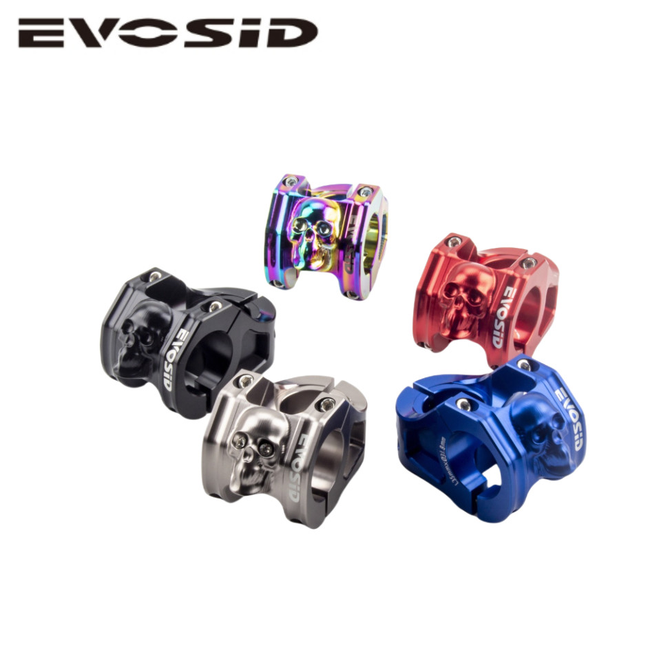 ​ Stem Riser MTB EVOSID 35/40/50mm CNC, Paduan 7075 Kekuatan Tinggi, Pemasangan Langsung untuk Konve