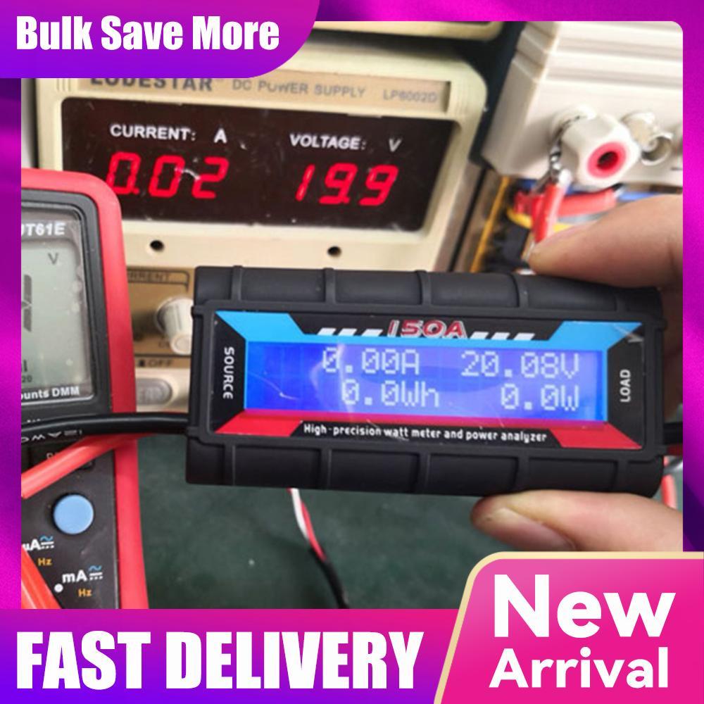 150A RC Digitales Wattmeter mit Hintergrundbeleuchtung LCD Hochpräziser Strom- und Leistungsanalysat