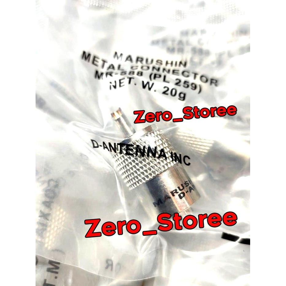 CONNECTOR Konektor MARUSHIN RG58 (PL259 pl 259 ) L