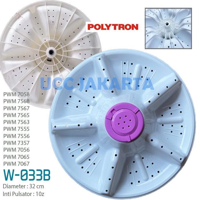 Pulsator mesin cuci polytron 32cm