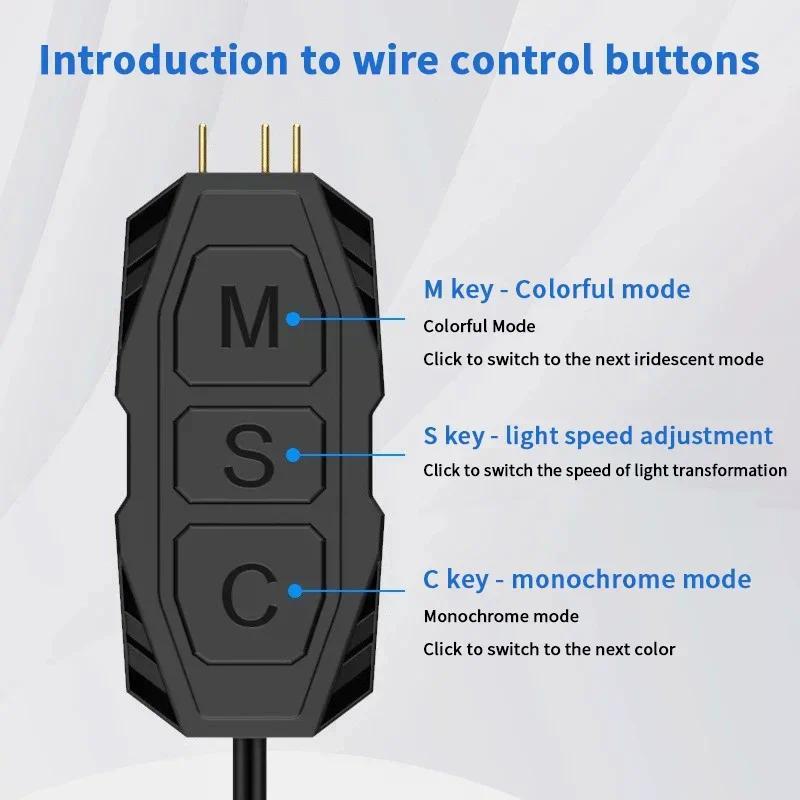 5V ARGB RGB Fan Lighting Control Adapter 3PIN SATA Interface for PC CPU Cooler Raator - Light Contro