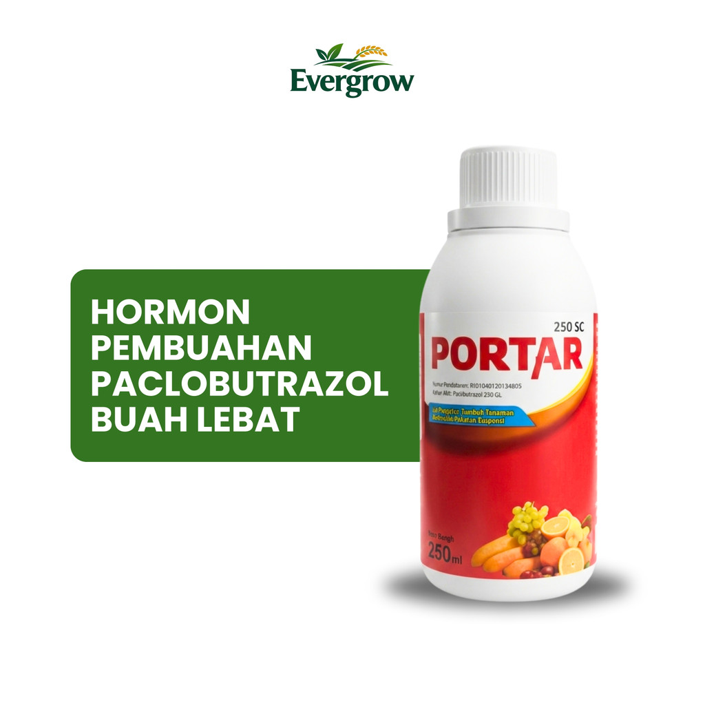 PORTAR 250 SC 250ml – Hormon Pembuahan Paclobutrazol Buah Lebat