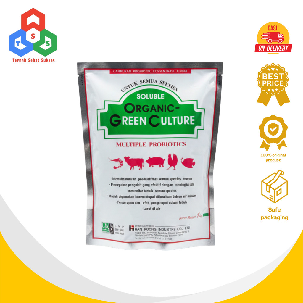 Organic Green Culture (OGC) Zs 1 KG TSS2 - Multiple Probiotics Campuran Probiotik Konsetrasi Tinggi 