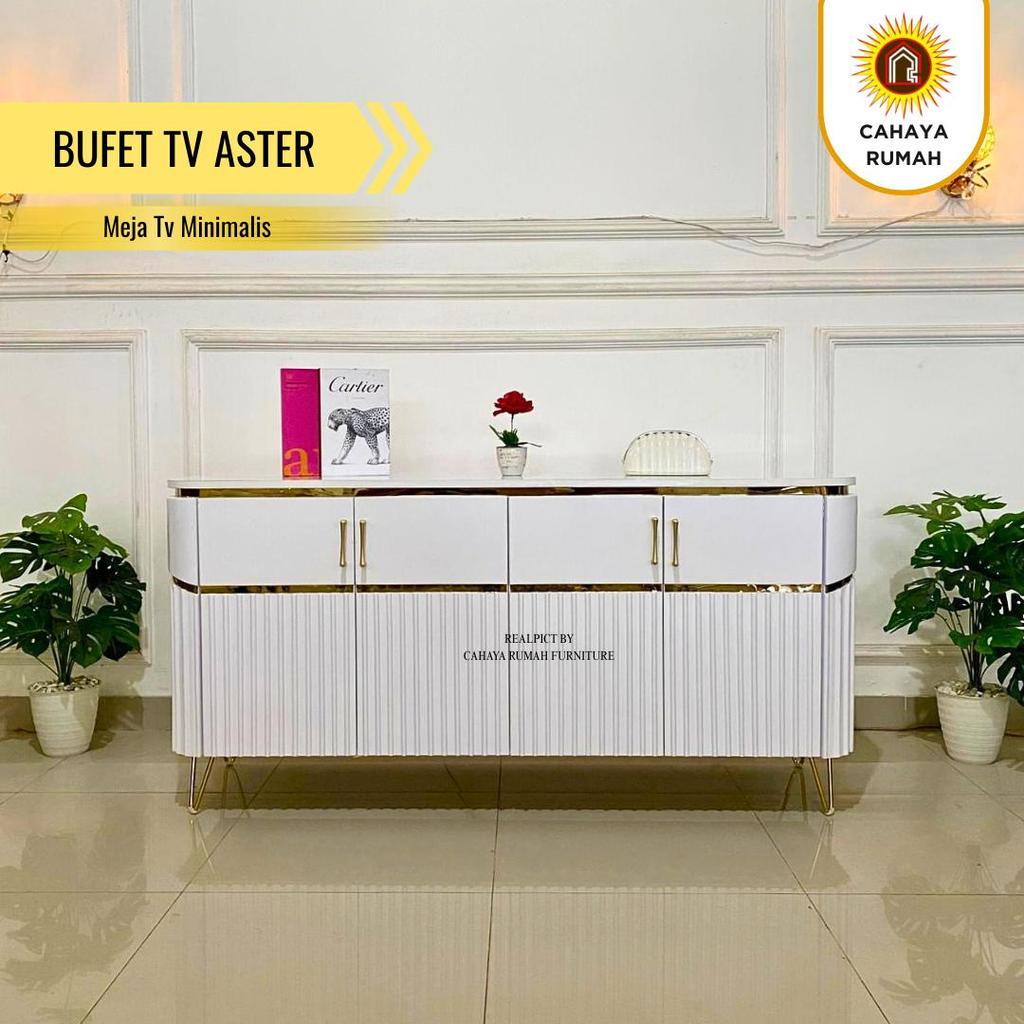 Cahaya Rumah Leuwiliang - Buffet Aster / Buffet Tv Minimalis / Meja Tv / Meja Kecil | Bisa Custom wa