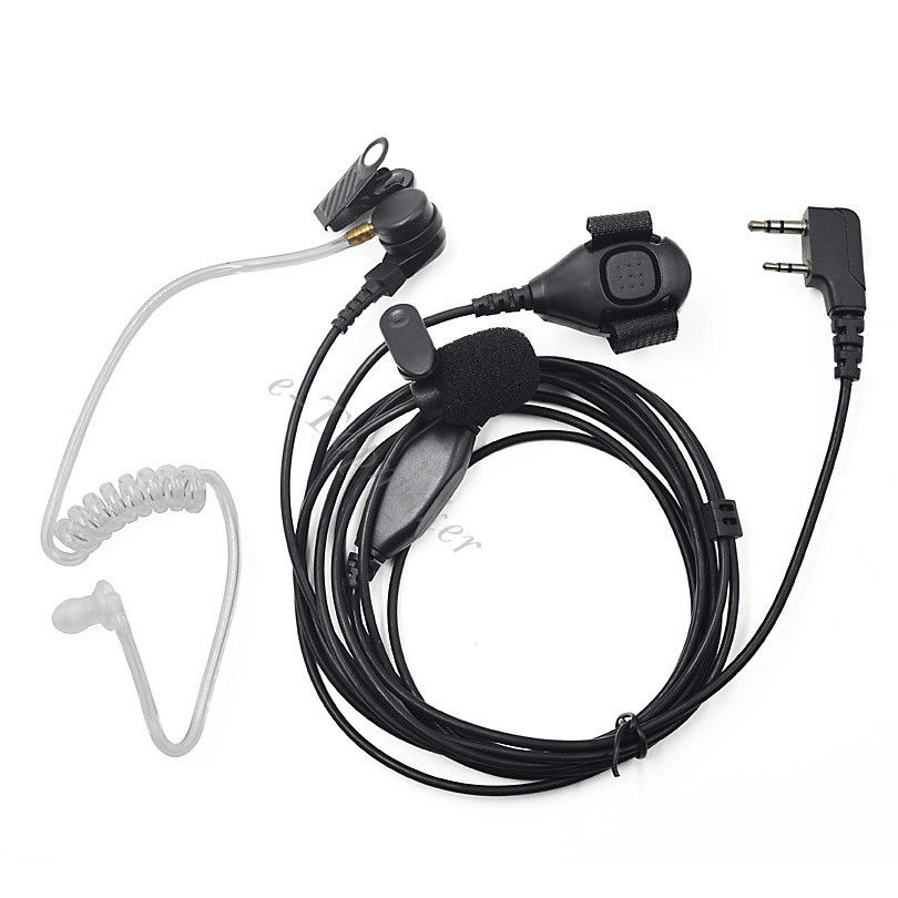 Finger PTT Air Tube Earpiece Headset PTT Mic for Baofeng CB Rao UV-5R UV5R Plus GT-3TP UV-5RH UV-B5 