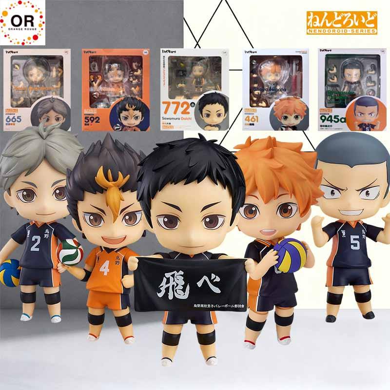GSC Original MODEL KIT NENDOROID 592 Yu Nishinoya 461 Shoyo Hinata 665 Koshi Sugawara Anime Action M