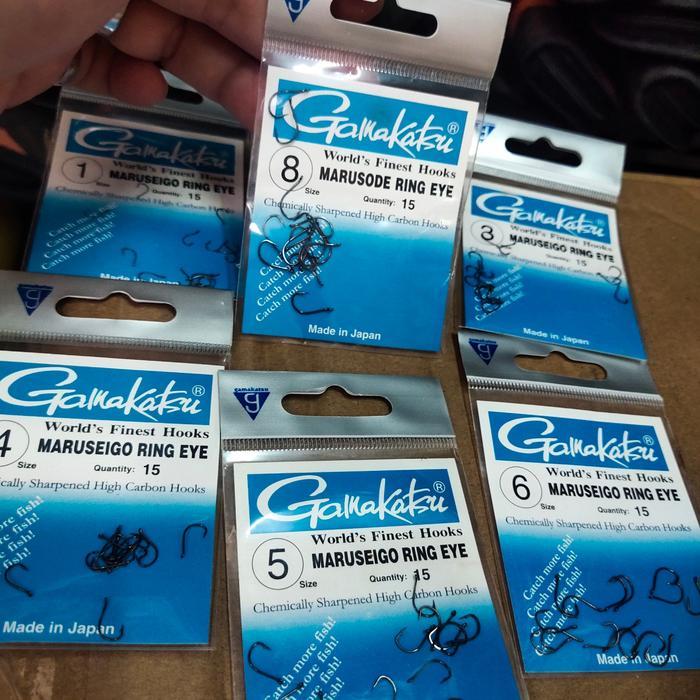 Pancing kail gamakatsu type kecil marusode ring maruseigo - 4