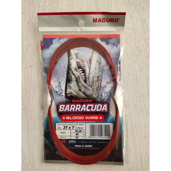 Wire Kawat Neklin Maguro Barracuda Blood 7X1 | IM Pancing