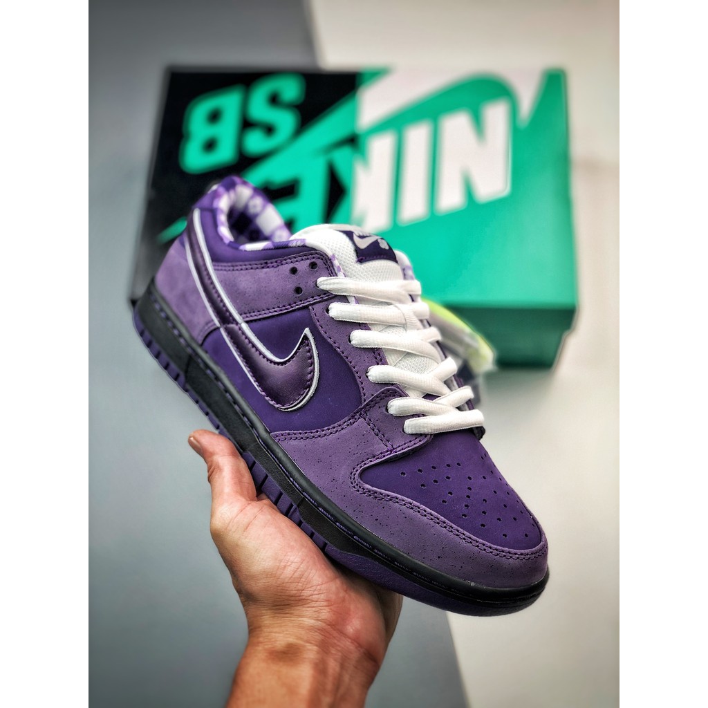 C0NCEPTS N1K3 A1R SB Dunk Low  Purple Lobster Sepatu kets kasual low top khusus kelas atas dengan wa