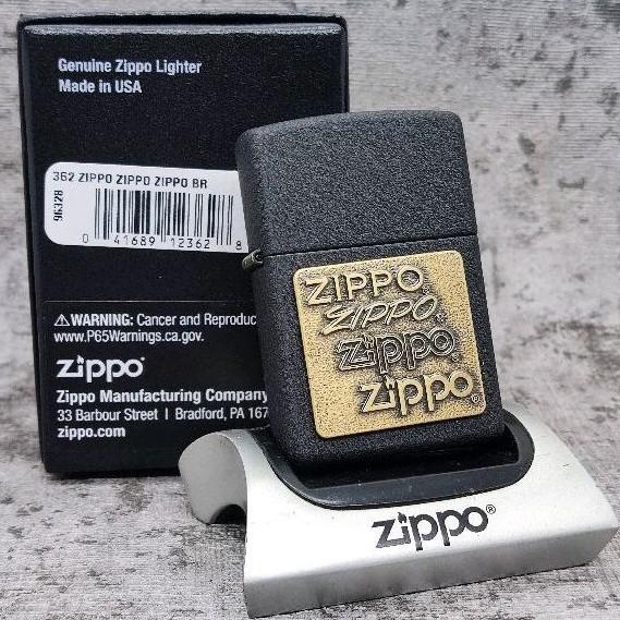 Zippo 362 Emblem Brass Original