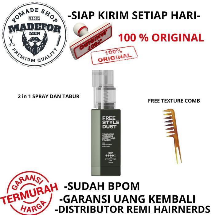 HAIRNERDS PROFESSIONAL HAIR FREESTYLE DUST POWDER / HAIR POWDER MATTE - HAIRNERDS POWDER