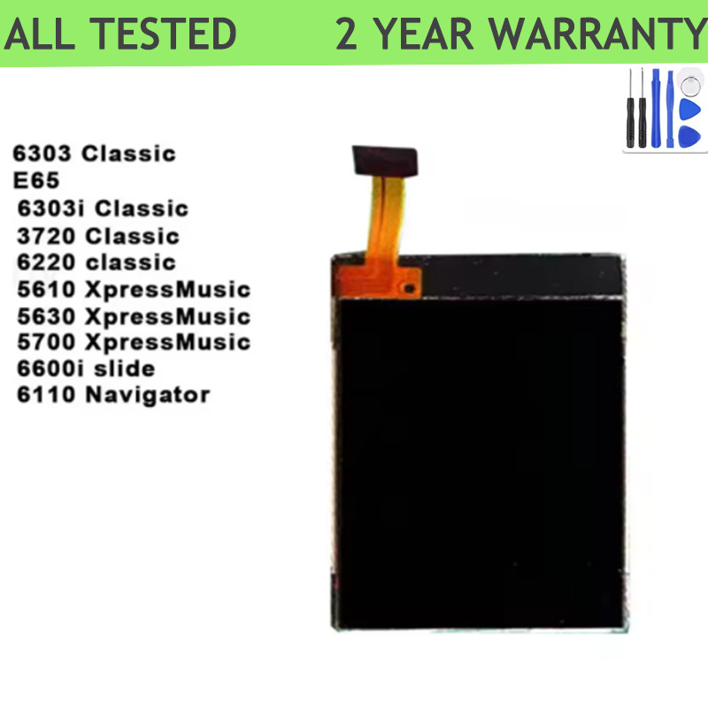 E65 LCD Display For Nokia 6303 6303i ci 3720 6220 Classic ( 5610 5630 5700 XpressMusic ) 6600i slide