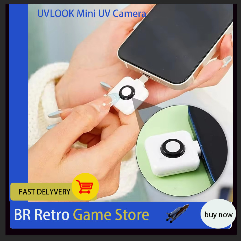 Urgaze UVLOOK Mini UV Camera for iPhone Android Phone Visible Facial Sunscreen Protection Portable U
