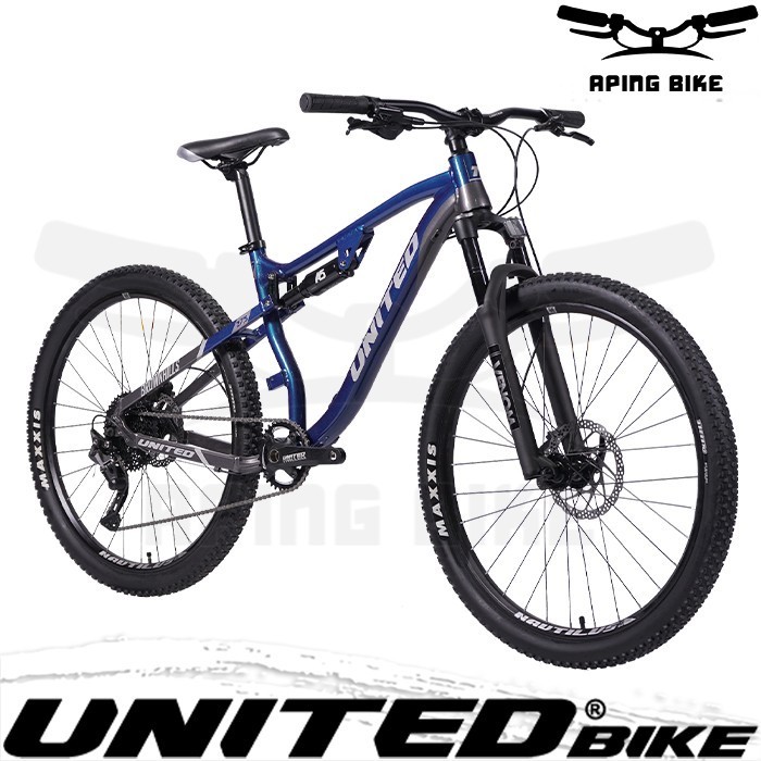 Sepeda United Brownhills T2 27.5 Sepeda MTB United 27.5 Sepeda Gunung - Biru, 17