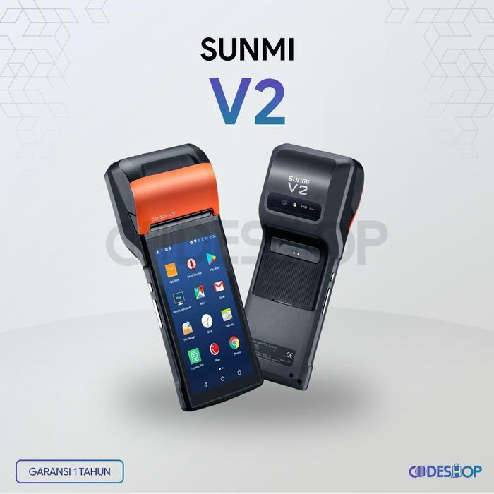Mesin Kasir Android Sunmi V2 All in One POS System