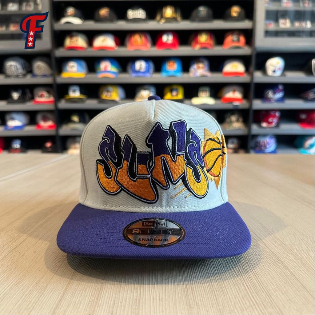 Topi New Era NBA Phoenix Suns Graffiti 9FIFTY Snapback Hat Original