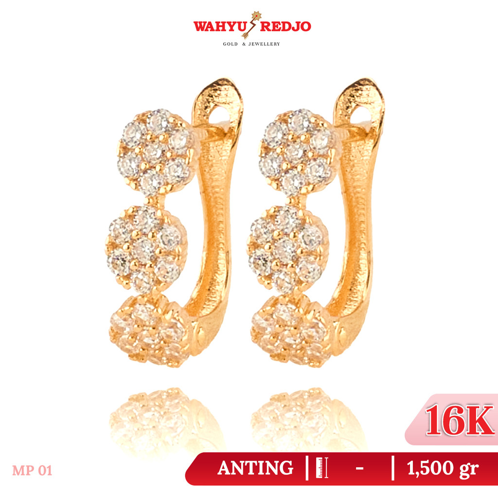 Anting Emas Kadar 16K Wahyu Redjo AN-16K-31334253