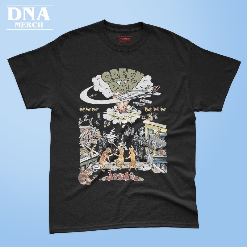 (COD) Kaos Band Green Day Dookie VIntage Tshirt