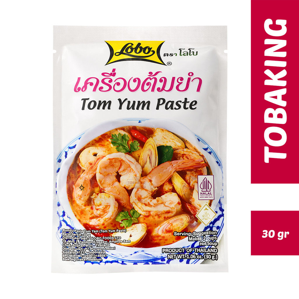 Lobo Tom Yum Paste 30gr HALAL Pasta Tom Yam